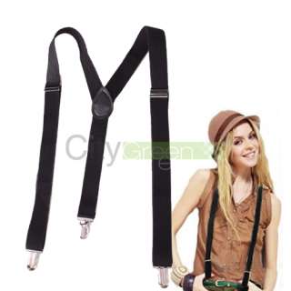 Mens/Womens Clip on Braces Elastic Y Shape Adjustable Suspender #1 