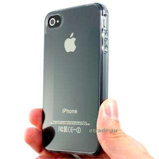 NEW Black Clear TPU Silicon Bumper Case for iPhone 4S  