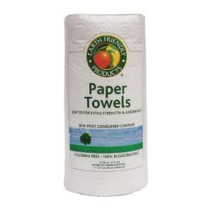   Friendly Products Paper Towels White Jumbo 110 2 ply 6 pk. Case of 4