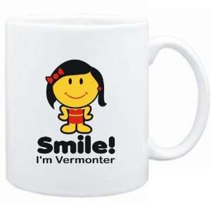  Mug White  Smile I am Vermonter   Woman  Usa States 