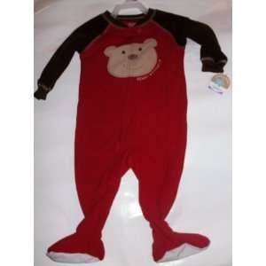   Carters Footed Pajamas Blanket Sleeper 4T Beary Adorable Print Baby