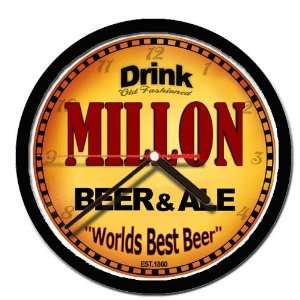  MILLON beer and ale cerveza wall clock 