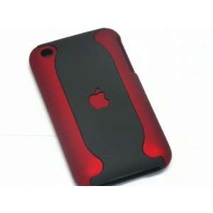  iPhone 2 Tone Case RED/BLACK Electronics