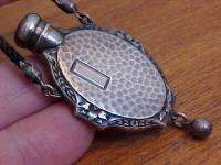 ANTIQUE EDWARDIAN STERLING PERFUME VIAL NECKLACE  
