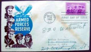 Scott 1067 Armed Forces Reserve Issue 1955 FDC  