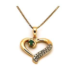  Gold Plated Heart Pendant Necklace Jewelry