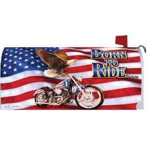 Mailbox Makeover Proud To Be An American Born To Ride By Custom Decor 