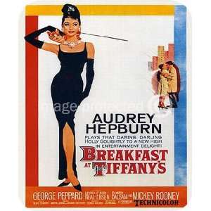  Breakfast at Tiffanys Audrey Hepburn Movie MOUSE PAD 