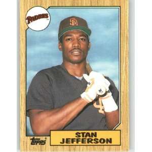  1987 Topps Traded #55T Stan Jefferson   San Diego Padres 