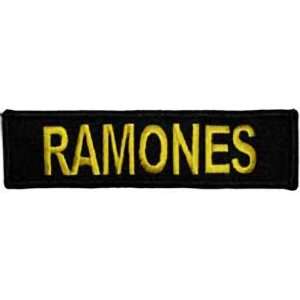 THE RAMONES BAND NAME EMBROIDERED PATCH