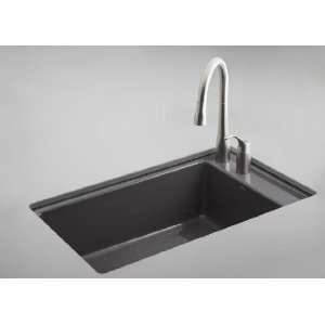Kohler K 6410 2 58 Indio Undercounter Single Basin Sink with Two Hole 