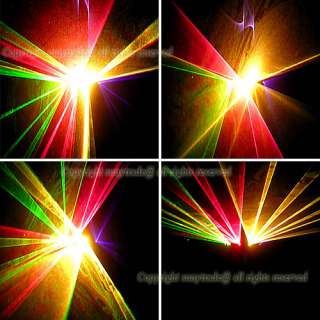 HOT SHINP 420mw 4 Lens RGPY DMX Laser show system Stage Lighting DJ 