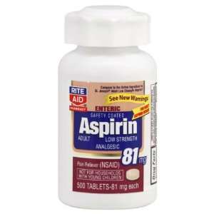  Rite Aid Aspirin, 500 ea