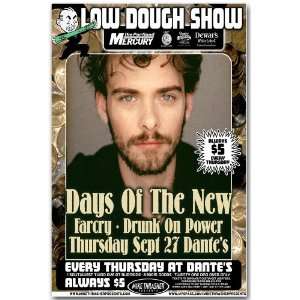  Days of the New Poster   Concert Flyer