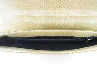 GUCCI Gold Leather Evening Baguette Handbag  