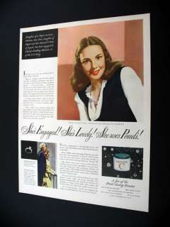 Ponds Cold Cream Nyack NY Bride to Be 1945 print Ad  