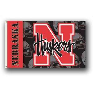 Nebraska Cornhuskers NCAA 3 x 5 Premium 2 Sided Banner Flag