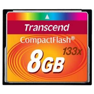 Transcend 8 GB 8GB 133x Compact Flash CF Memory Card  