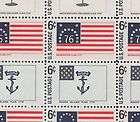 1345 54 HISTORIC FLAGS 198 US STAMPS IN SHEETS BLOCKS  