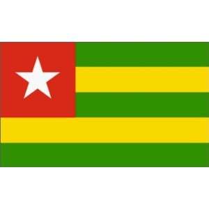  Togo Nylon flag 5 x 8 Patio, Lawn & Garden
