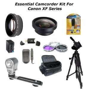  Essential Camcorder Kit For The Canon XF100 XF105 HD Pro 