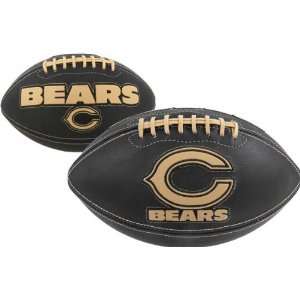 Chicago Bears Black Logo Football 