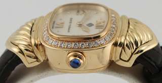   Yurman 18k Yellow Gold Diamond Bezel Cable Lugs Wrist Watch  
