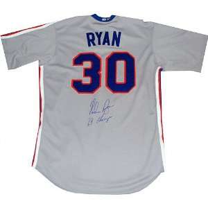   Ryan New York Mets Autographed Away Jersey with 69 Champs Inscription