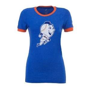   Nike Womens New York Mets CP Balk Ringer T shirt