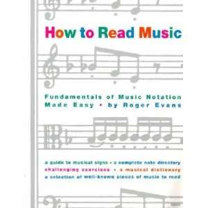  How to Read Music Roger Evans Books