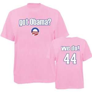  Barak Obama Got Obama? Pink T Shirt
