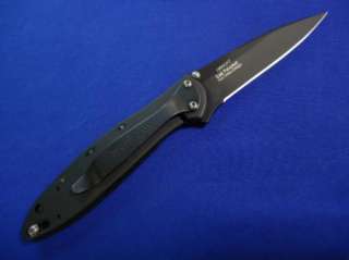 KERSHAW 1660CKT LEEK TUNGSTEN DLC COATED SPEEDSAFE POCKET KNIFENIB 