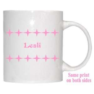  Personalized Name Gift   Lesli Mug 