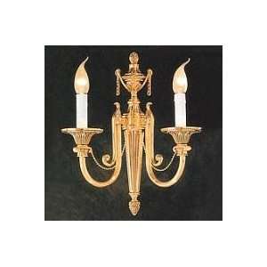   Classical European Wall Sconce   7002 / 7002 SB   Solid Brass/7002