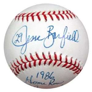 Jesse Barfield Signed Ball   AL 1986 Home Run Champion PSA DNA #M41569 