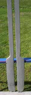 VERY DIFFERENT VINTAGE Set Pair Oars 100 Boat Wooden Paddles ANTIQUE 
