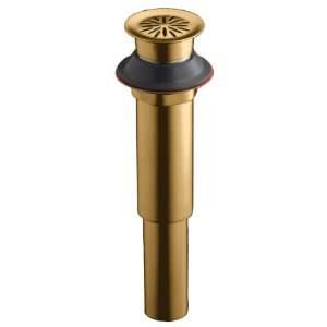   7107 BV Brushed Bronze Decorative Grid Drain Without Overflow K 7107