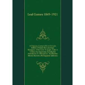   Moniz Barreto (Portuguese Edition) Leal Gomes 1849 1921 Books