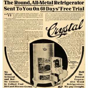   Refrigerator Food Preservation   Original Print Ad