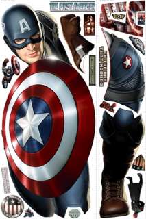 Captain America Movie Giant Peel & Stick Wall Decal NEW  