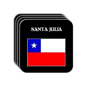  Chile   SANTA JULIA Set of 4 Mini Mousepad Coasters 
