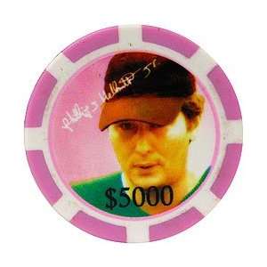 Phil Hellmuth Jr. Limited Edition $5000 Pink 11.5g Chip
