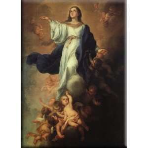   of the Virgin 11x16 Streched Canvas Art by Murillo, Bartolome Esteban