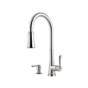 Price Pfister Mystique Pull Out Kitchen Faucet in Stainless Steel