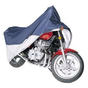   Large Size, Fits Motorcycles Up to 1100 cc   Black/Silver Automotive