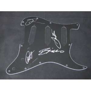   Autographed Fender Stratocaster Guitar Pickguard 