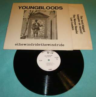 VG++ YOUNGBLOODS RIDE THE WIND 1971 LP WARNER/RACCOON  