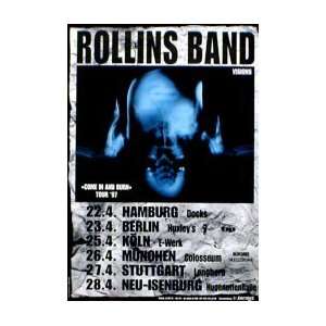  ROLLINS BAND Come In And Burn Tour 1997 Music Poster