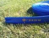 300 Blue PVC Layflat Water Discharge Hose Roll  