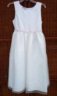Girls Plus White Special Occasion Communion DRESS NWT  